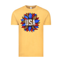 Vintage Mustard american sunflower Vintage Tee - HRA Design Shop