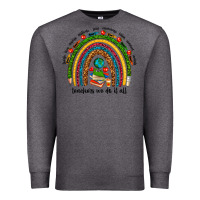 Charcoal Heather teachers we do it all rainbow Premium Sweatshirt - NancyCooperArtShop
