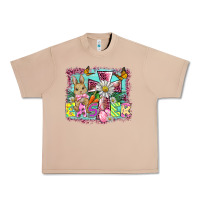 Burro easter cross background Urban Heavy Tee - BarkalooDesign
