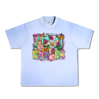 Grape Ice easter cross background Urban Heavy Tee - BarkalooDesign