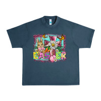 Midnight Navy easter cross background Urban Heavy Tee - BarkalooDesign
