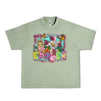 Easter Cross Background Urban Heavy Tee | Teevron