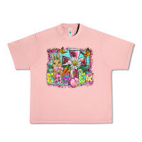 Salmon easter cross background Urban Heavy Tee - BarkalooDesign