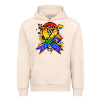 Sandshell Pride ribbon Urban Hoodie - NancyCooperArtShop
