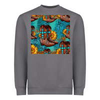 Storm western boots seamless pattern Heavyweight Sweatshirt - HRA Design Shop