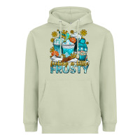 Matcha feeling a little frosty coffee cups Heavyweight Hoodie - NancyCooperArtShop