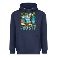 Navy feeling a little frosty coffee cups Heavyweight Hoodie - NancyCooperArtShop