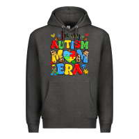 Charcoal Heather in my autism mom era Premium Hoodie - Artiststas