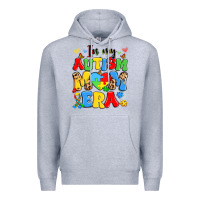 Heather Grey in my autism mom era Premium Hoodie - Artiststas