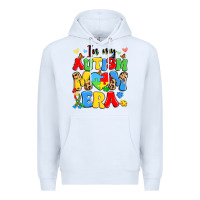 White in my autism mom era Premium Hoodie - Artiststas