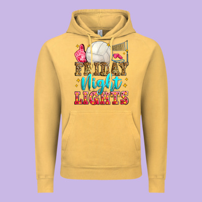 Friday Night Lights Volleyball Vintage Hoodie Designed By Zillion Design Studio