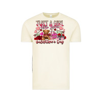 Vintage Arctic just  girl who loves valentines day Vintage Tee - RacoonDesign