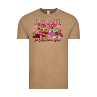Vintage Coffee just  girl who loves valentines day Vintage Tee - RacoonDesign