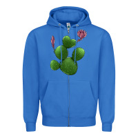 True Royal heart cactus Zipper Hoodie - Jasminsmagicworld