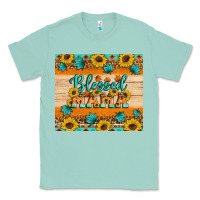 Seafoam Blessed mama Classic Tee - Artiststas