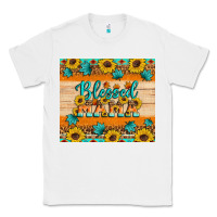 White Blessed mama Classic Tee - Artiststas