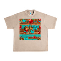 French Oak teacher life seamless pattern Urban Heavy Tee - HRA Design Shop
