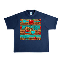 Navy teacher life seamless pattern Urban Heavy Tee - HRA Design Shop
