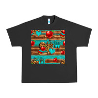 Pigment Black teacher life seamless pattern Urban Heavy Tee - HRA Design Shop