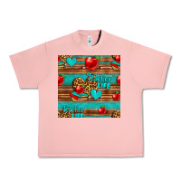 Salmon teacher life seamless pattern Urban Heavy Tee - HRA Design Shop