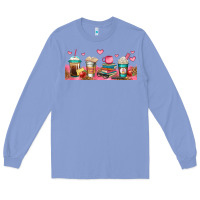 Colony Blue teacher fuel coffee cups Long Sleeve Tee - Jasminsmagicworld