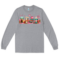 Heather Grey teacher fuel coffee cups Long Sleeve Tee - Jasminsmagicworld