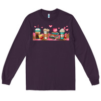 Plum teacher fuel coffee cups Long Sleeve Tee - Jasminsmagicworld