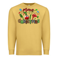 Antique Gold merry christmas hair dresser Premium Sweatshirt - MaliasSmallBusiness
