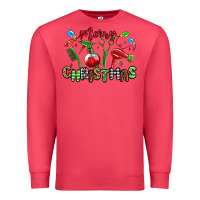 Cardinal merry christmas hair dresser Premium Sweatshirt - MaliasSmallBusiness