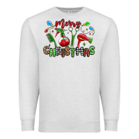 Oatmeal Heather merry christmas hair dresser Premium Sweatshirt - MaliasSmallBusiness