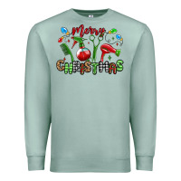 Seafoam merry christmas hair dresser Premium Sweatshirt - MaliasSmallBusiness