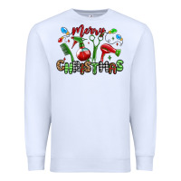 White merry christmas hair dresser Premium Sweatshirt - MaliasSmallBusiness