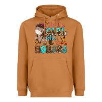Meerkat just a girl who loves horses Heavyweight Hoodie - NancyCooperArtShop