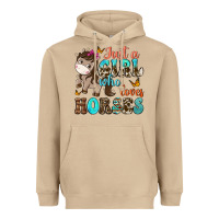 Mushroom just a girl who loves horses Heavyweight Hoodie - NancyCooperArtShop
