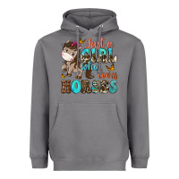 Storm just a girl who loves horses Heavyweight Hoodie - NancyCooperArtShop