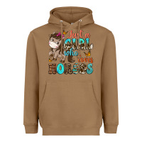 Toasted Coconut just a girl who loves horses Heavyweight Hoodie - NancyCooperArtShop
