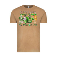 Just A Girl Who Loves Saint Patrick's Day Vintage Tee | Teevron
