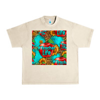 Sandshell teacher apple seamless pattern Urban Heavy Tee - HRA Design Shop