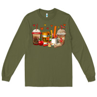 Army Green teacher coffee cups Long Sleeve Tee - Jasminsmagicworld