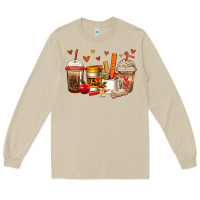 Teacher Coffee Cups Long Sleeve Tee | Teevron