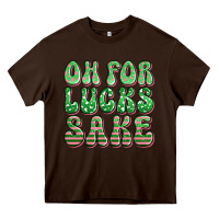 Chocolate Brown oh for lucks sake st patricks Heavy Core Tee - Artiststas