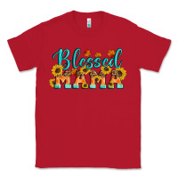 Red Blessed Mama Classic Tee - Artiststas