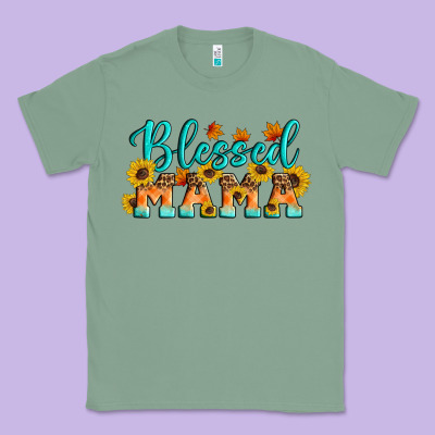 Blessed Mama Classic Tee Designed By Artiststas