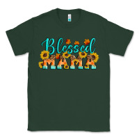 Sports Green Blessed Mama Classic Tee - Artiststas