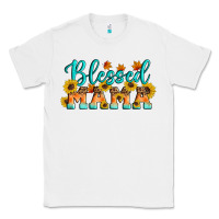 White Blessed Mama Classic Tee - Artiststas
