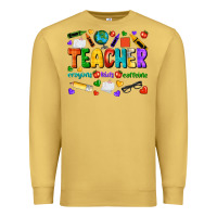 Antique Gold teacher crayons kids caffeine Premium Sweatshirt - NancyCooperArtShop