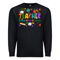Black teacher crayons kids caffeine Premium Sweatshirt - NancyCooperArtShop