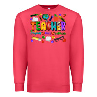 Cardinal teacher crayons kids caffeine Premium Sweatshirt - NancyCooperArtShop