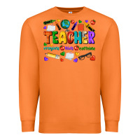 Carrot teacher crayons kids caffeine Premium Sweatshirt - NancyCooperArtShop