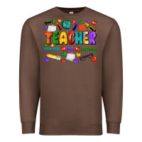 Chestnut teacher crayons kids caffeine Premium Sweatshirt - NancyCooperArtShop